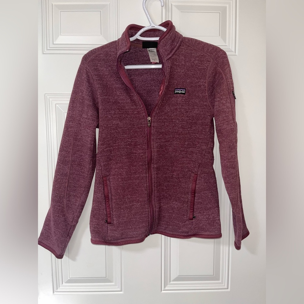 Patagonia Women's Burgundy Fleece Jacket